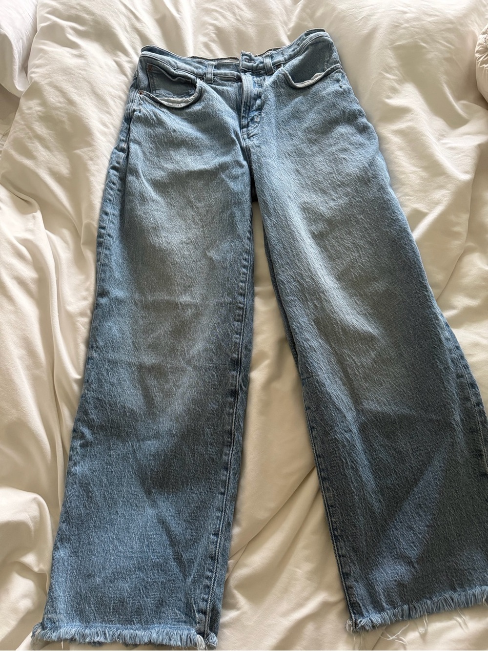 Madewell Perfect Vintage Wide leg crop Jean size 27